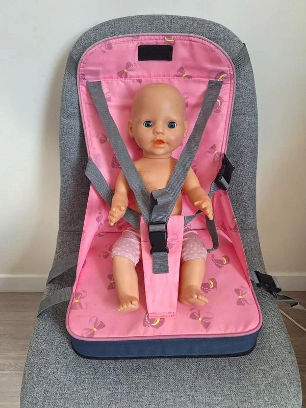 Siège de chaise à manger pour enfant – harnais sécurisé